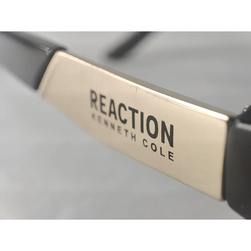 Kenneth Cole Reaction KC1397 01B Black Gold Cat‎ Eye Sunglasses Grey Gradient